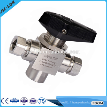 Chine fabricant professionnel 3 pcs valve à bille